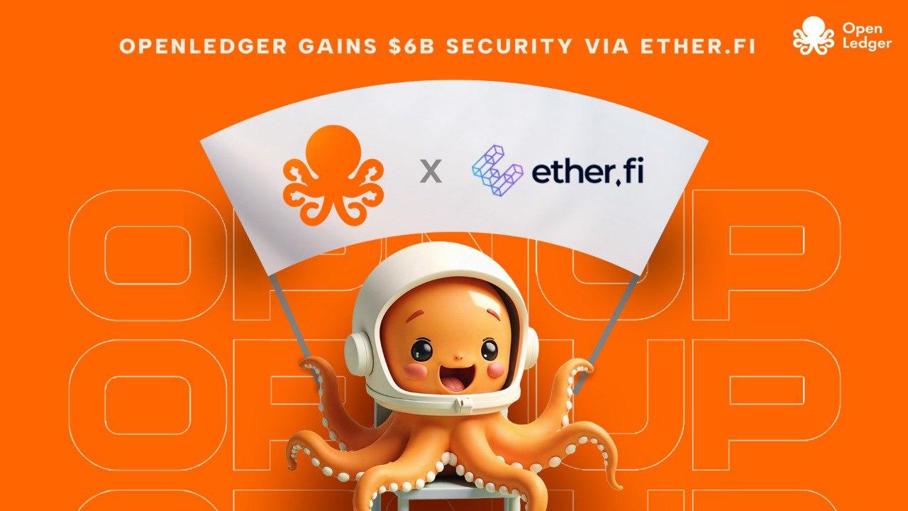 OpenLedger Gains $6B Security via Ether.fi for Specialized AI Model Development