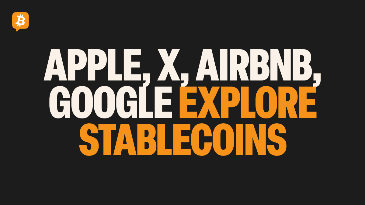 Apple, X, Airbnb, and Google in Early Talks for Stablecoin Integration: Report