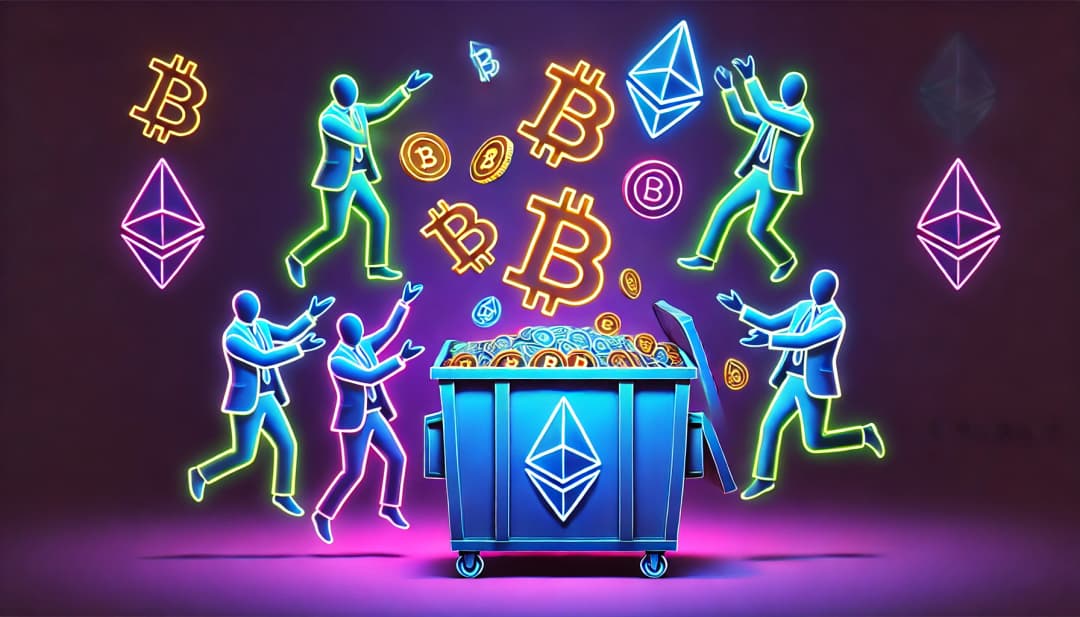 investors dumping crypto