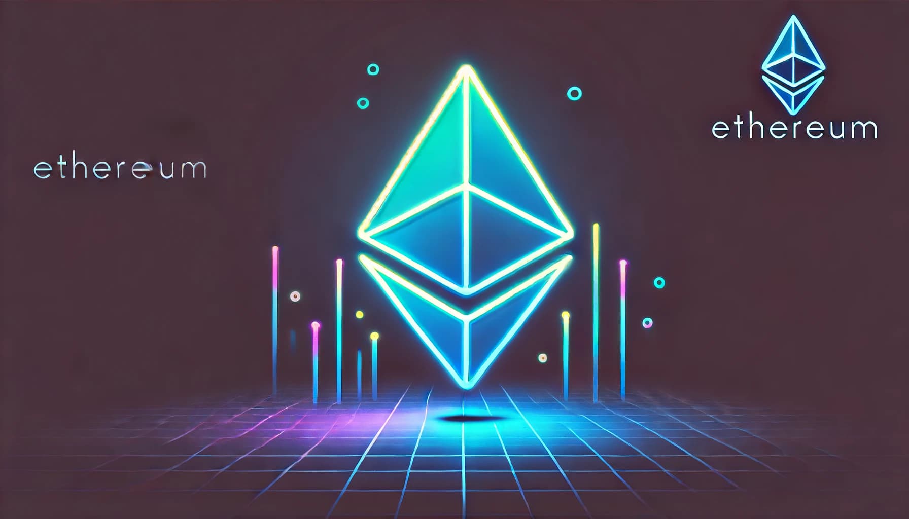 stylized Ethereum logos