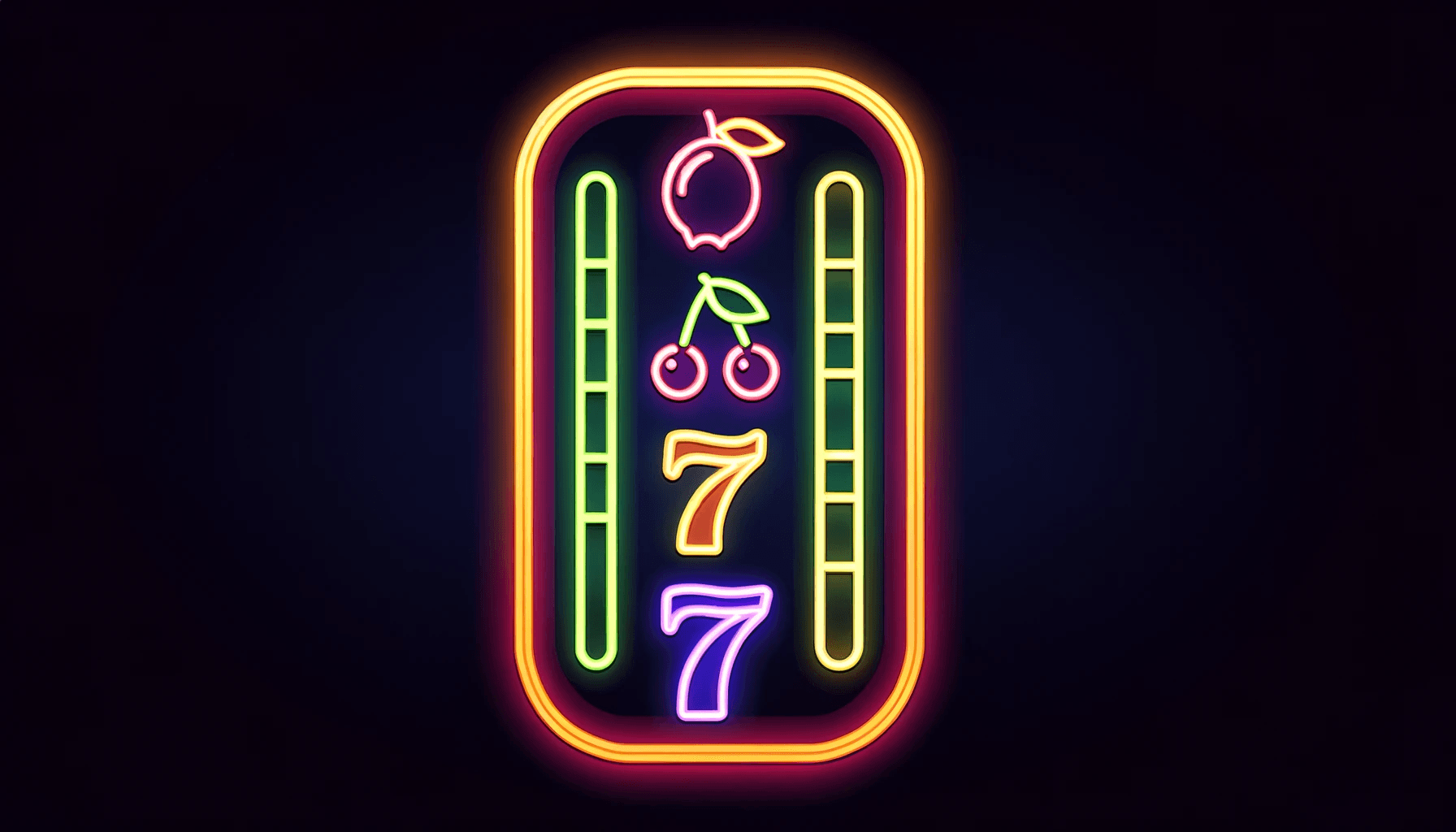 image of a jackpot concept in neon colors