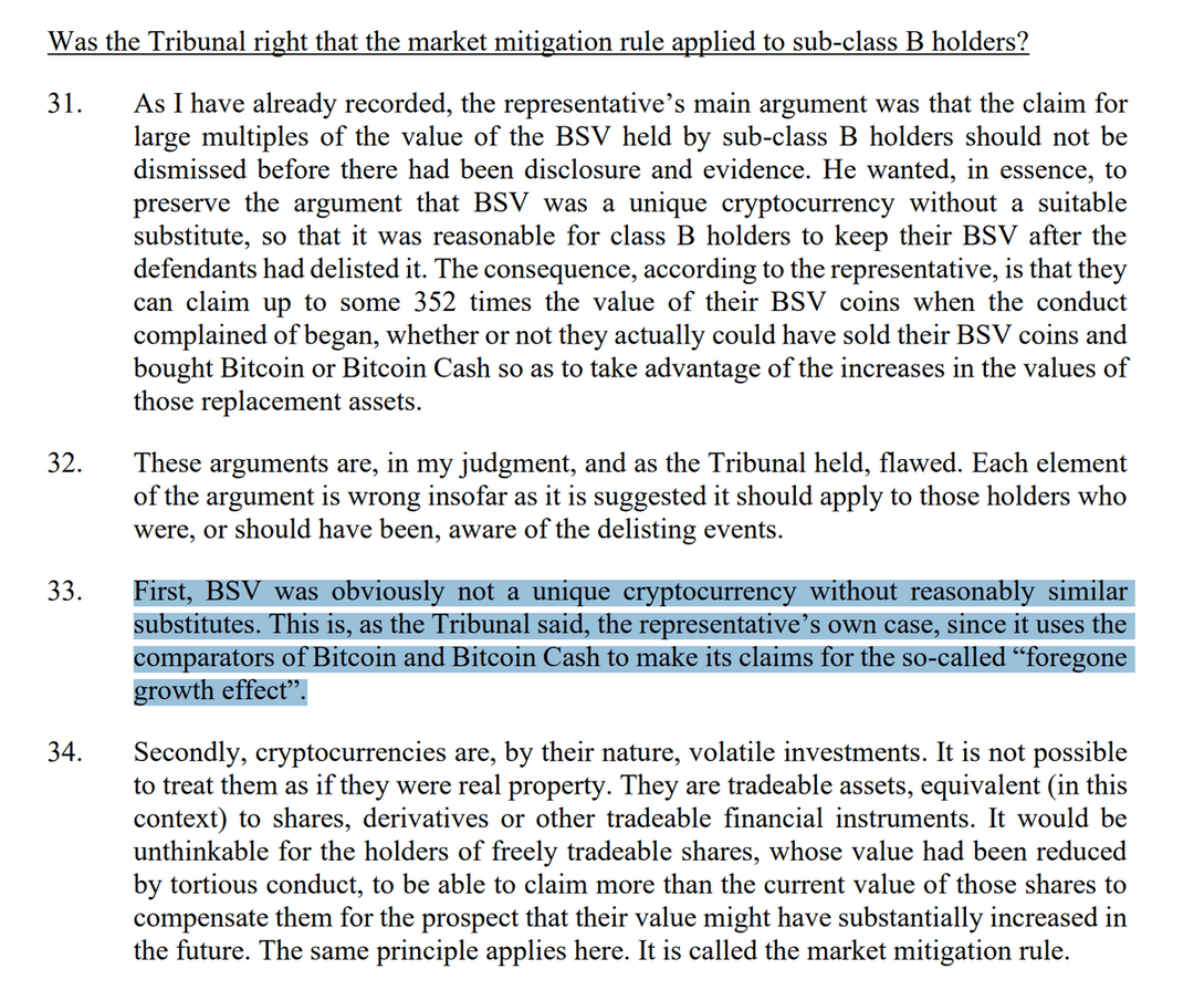 UK Appeals Court Dismisses $13.3B Bitcoin SV Lawsuit Against Binance; Investors Had Chance to Mitigate Losses