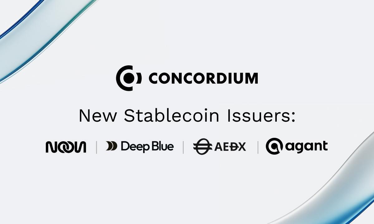 Four New Stablecoins Prepare to Launch on Concordium L1, Expanding PayFi Ecosystem
