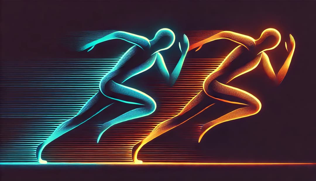 neck and neck race