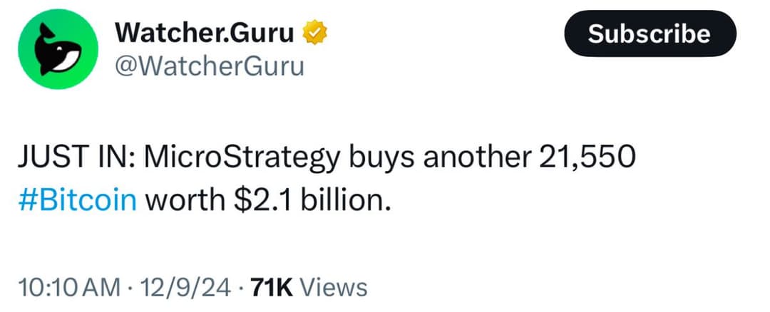 Michael Saylor Plans to Buy Bitcoin at $1 Million, Aiming for $1 Billion Daily Purchases, Holds $1.7 Billion Investment