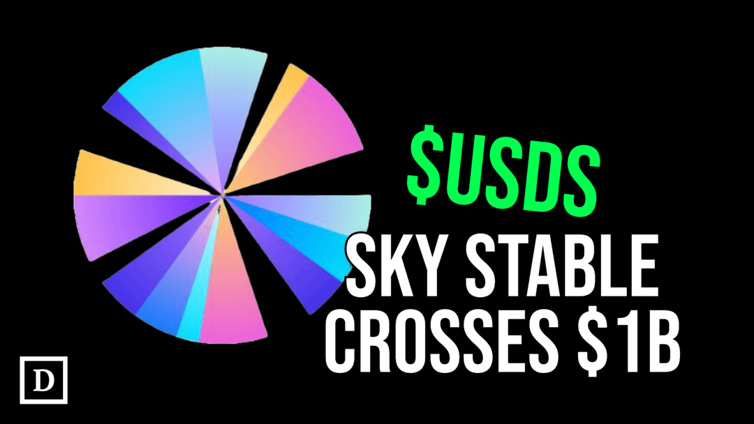 Sky’s New Stablecoin USDS Jumped to $1 Billion Supply in Two Weeks