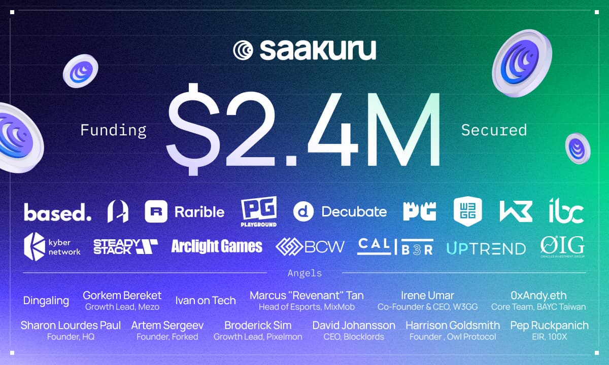 Saakuru Labs Secures $2.4 Million in Funding to Fuel the Adoption of the Saakuru Protocol