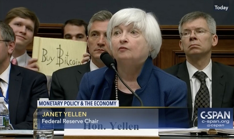 "Buy Bitcoin" Sign