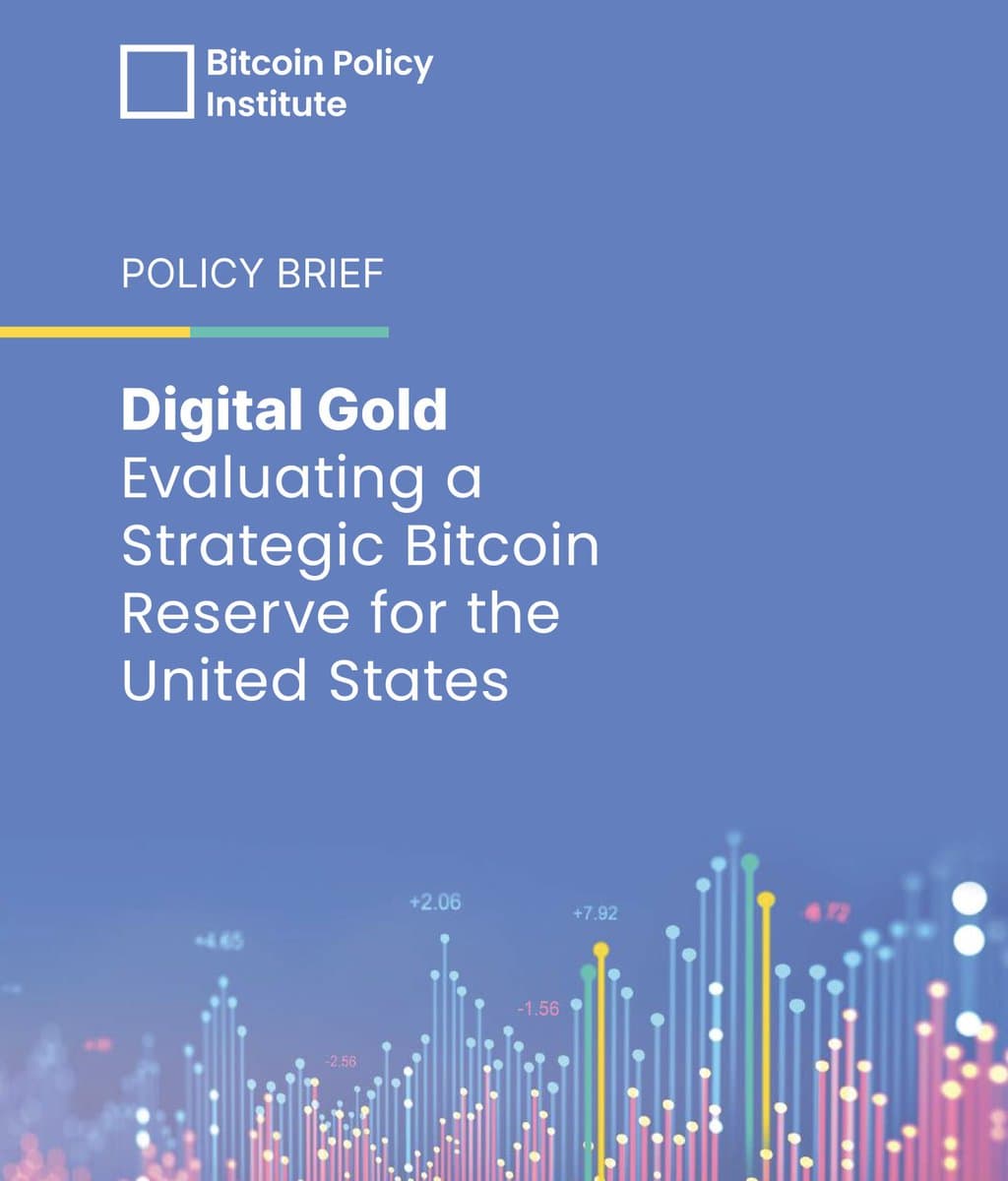 Bitcoin Policy Institute Recommends U.S. Strategic Bitcoin Reserve to Counter China, Worth Billions