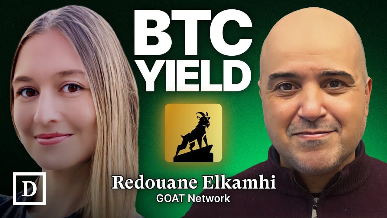 Sustainable BTC Yield on Bitcoin | Dr. Redouane Elkamhi Discusses GOAT Network