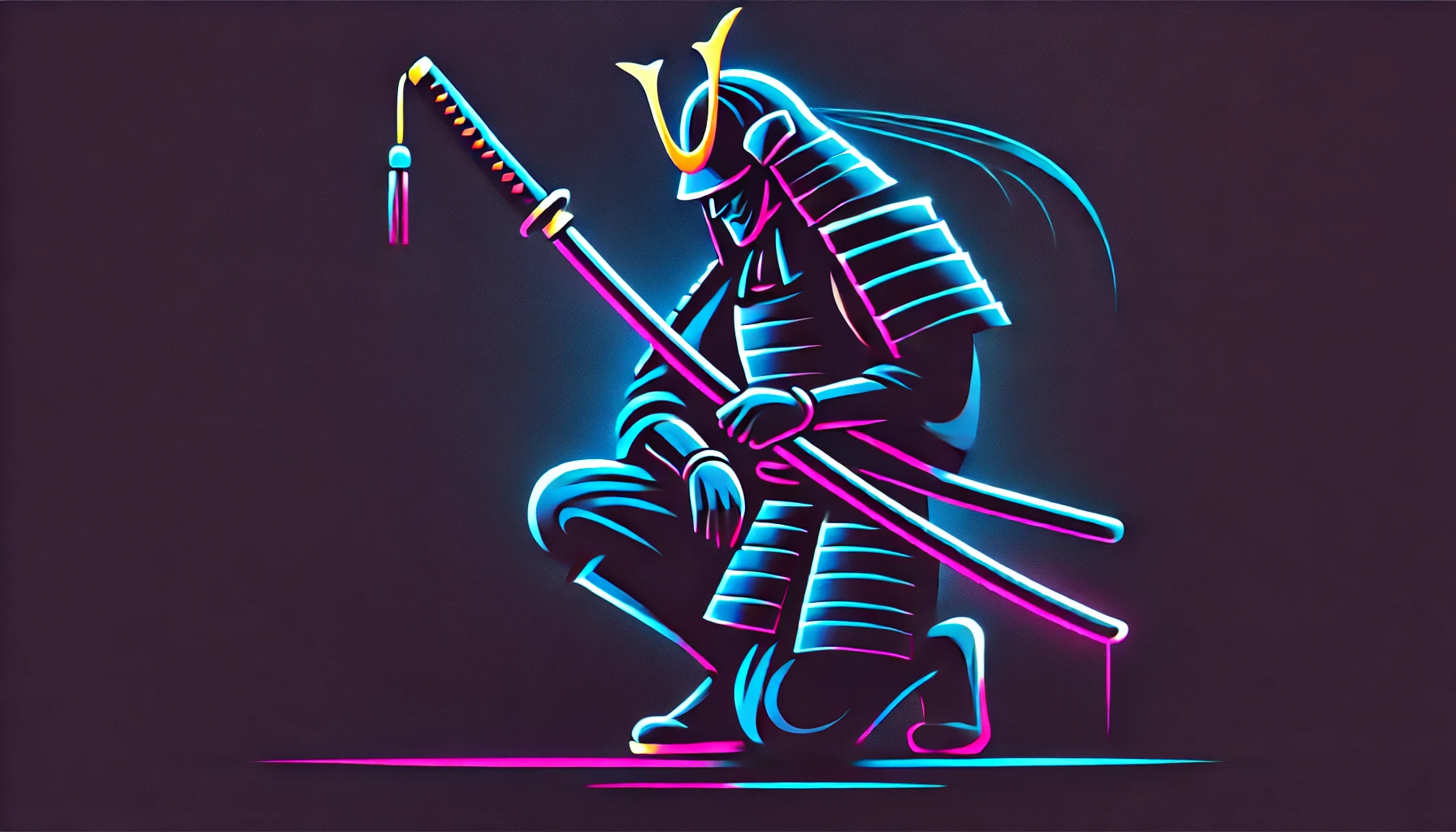 silhouette of a ronin
