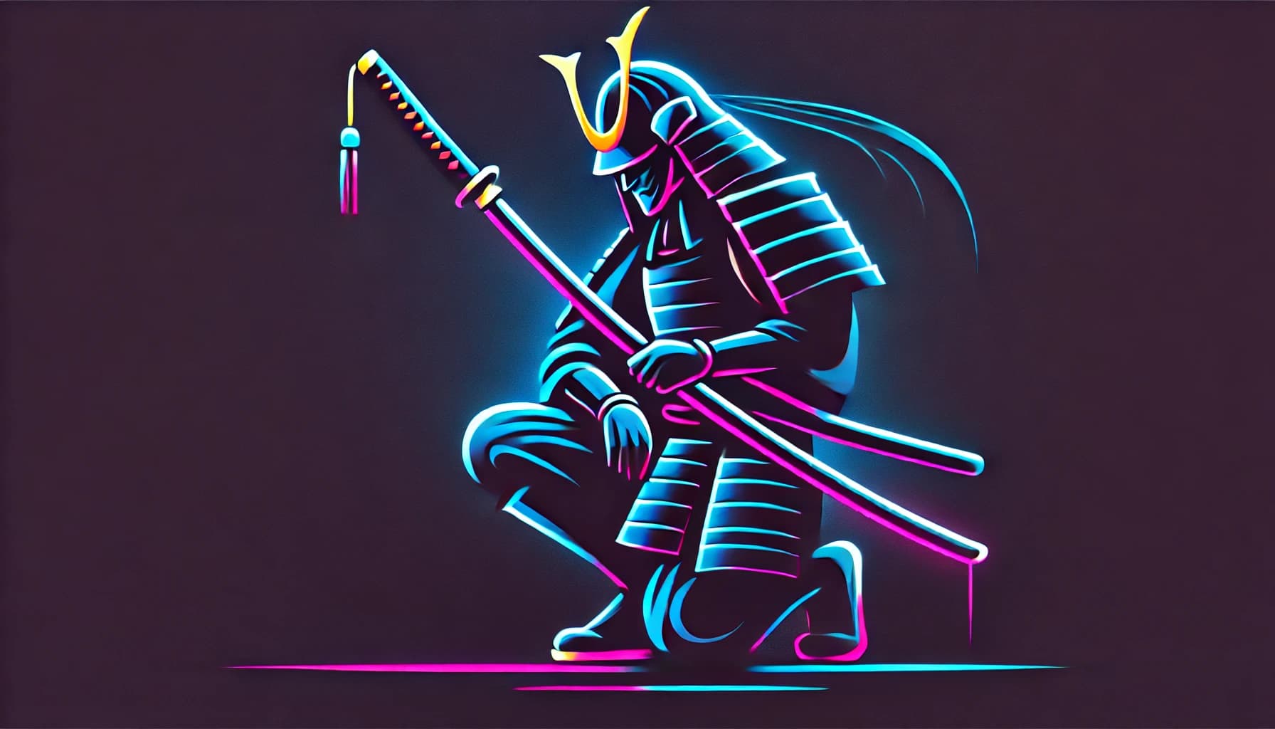 silhouette of a ronin
