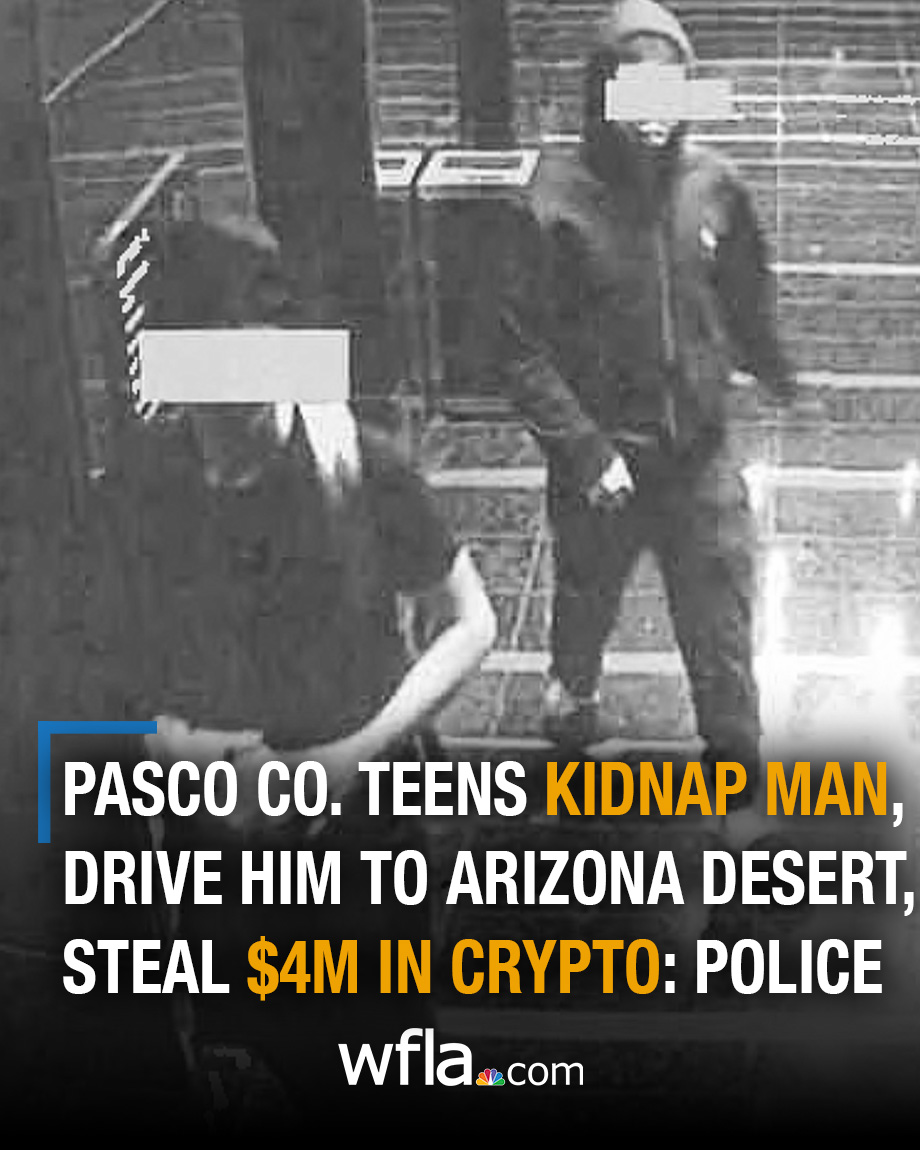 Florida Teens Kidnap Las Vegas Man, Steal $4M in Crypto and NFTs After 70-Mile Drive to Arizona Desert
