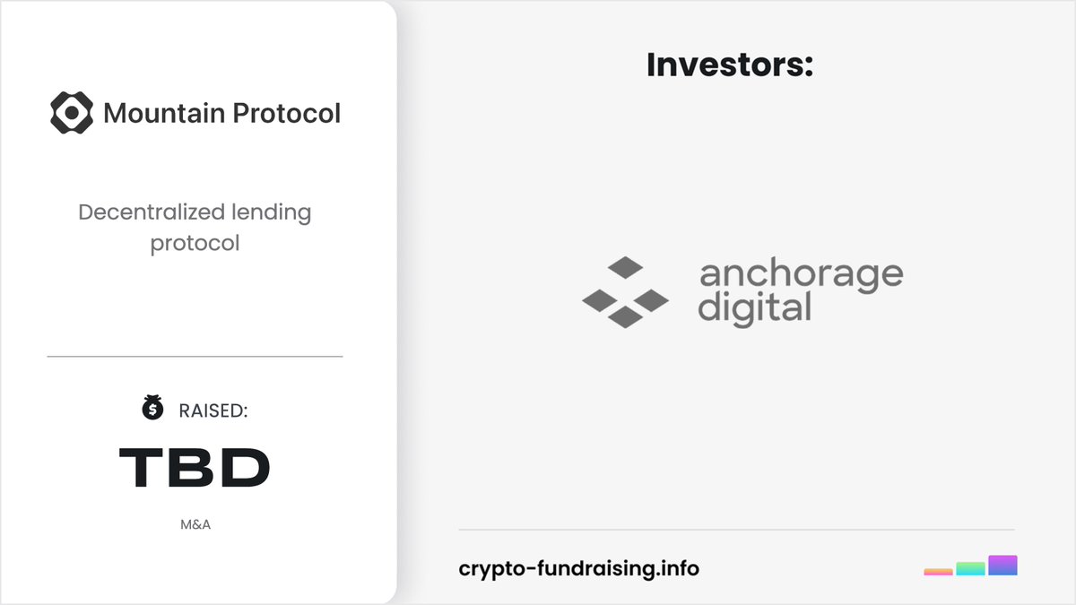Anchorage Digital to Acquire Mountain Protocol, Pending Regulatory Approval, Adding USDM Yield-Bearing Stablecoin