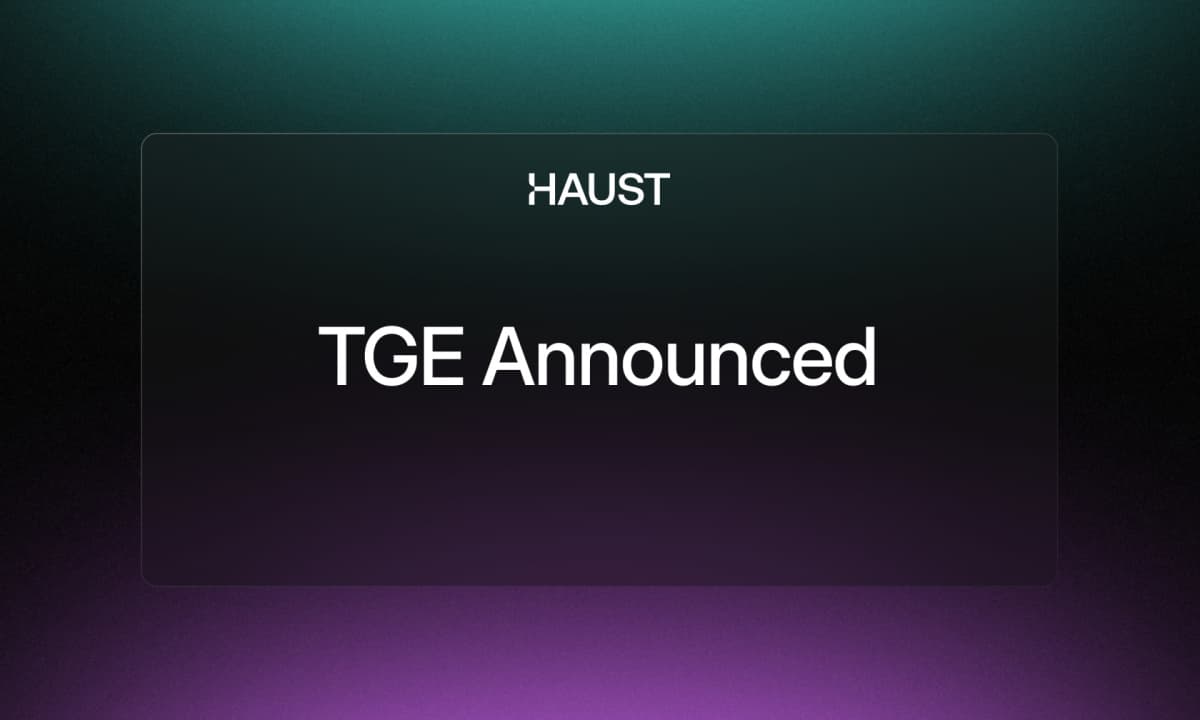 Haust Mainnet, Wallet, and Bridge Launch to Complete Phase 1 of Roadmap