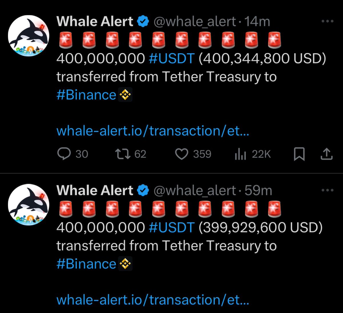 Tether Treasury Transfers $800 Million USDT on February 19, 2025, Raising Speculation on Institutional Buying