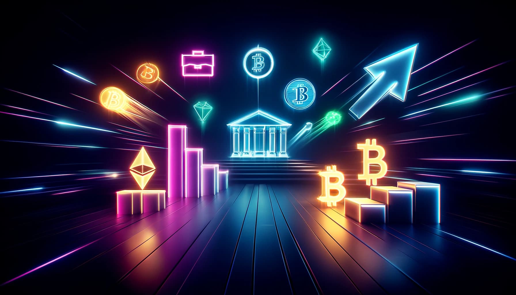 image depicting institutions investing in crypto