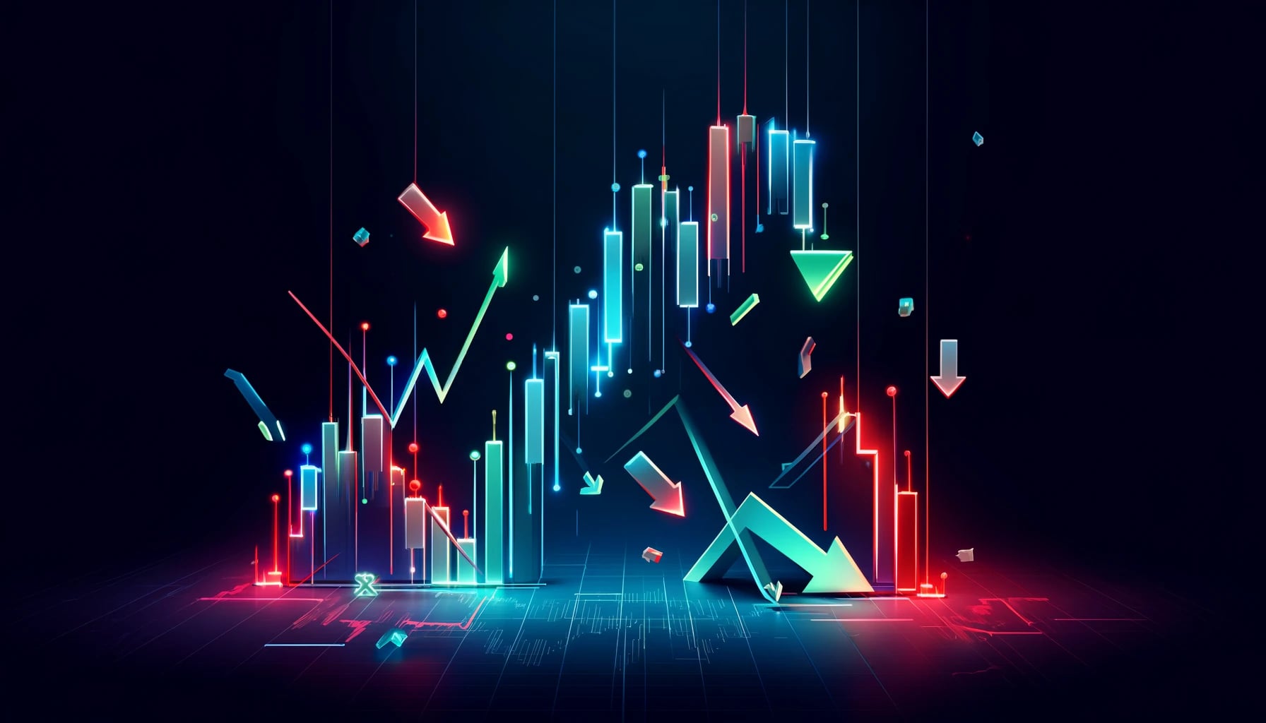 chart of markets crashing due to geopolitical tensions