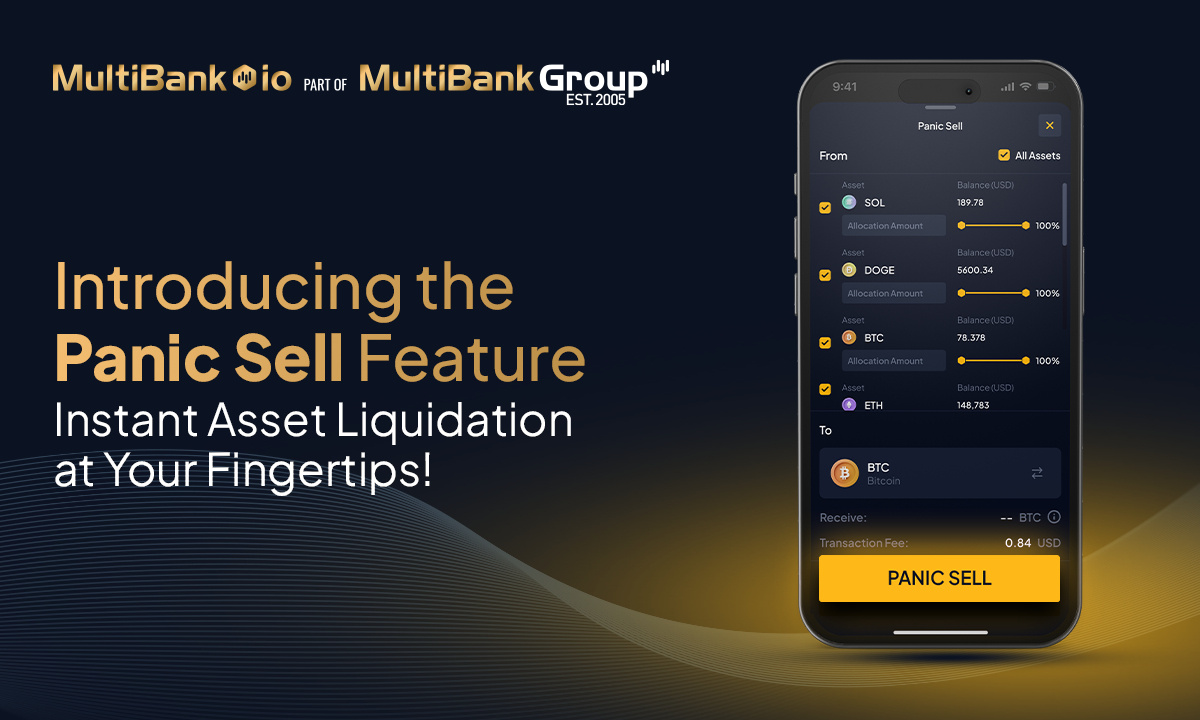 MultiBank.io Introduces "Panic Sell" Feature for Instant Asset Liquidation