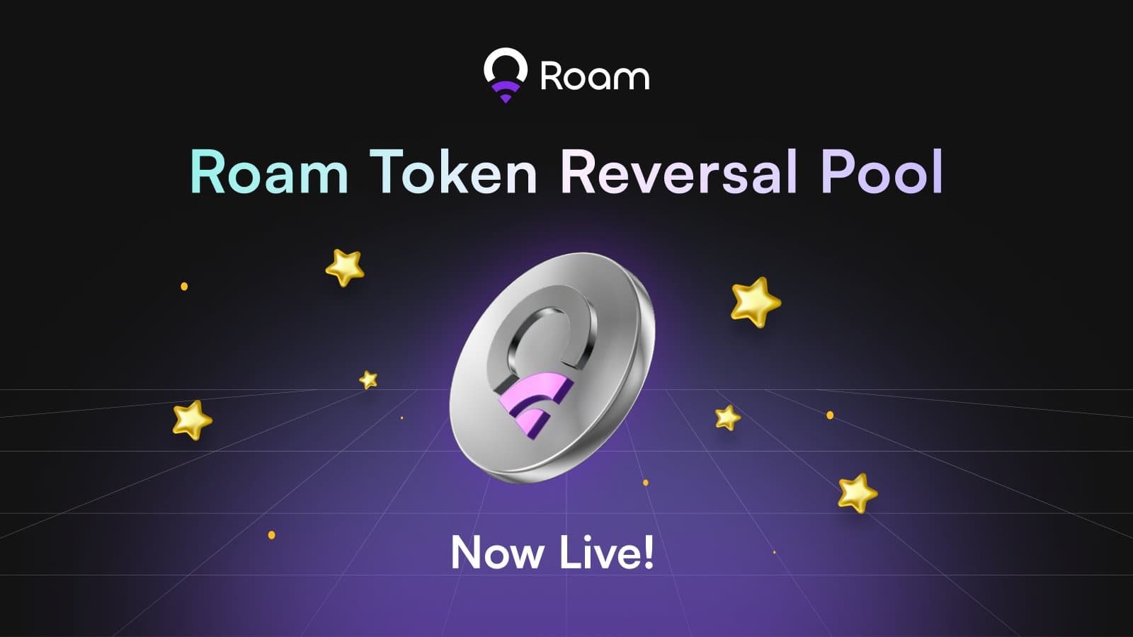 Roam Powers $ROAM with Token Reversal Pool and New Reward Options
