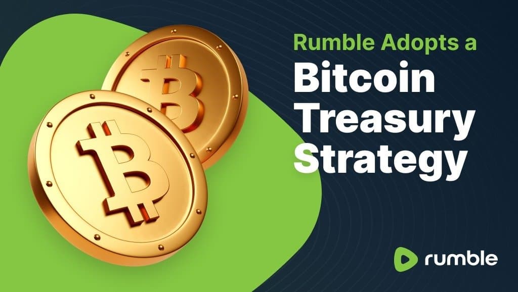 Rumble ($RUM) Board Approves $20 Million Bitcoin Investment for Treasury Diversification