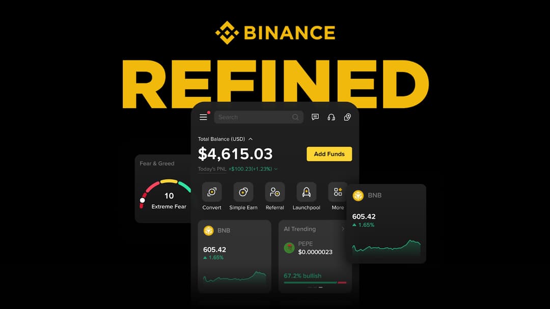 Binance Users Can Now Personalize Their Experience with New AI-powered UI/UX