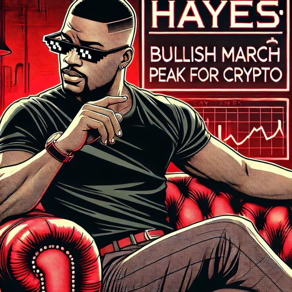 Arthur Hayes Predicts Crypto Peak in March as Bitcoin Hits $100K and Market Cap Reaches $3.6T
