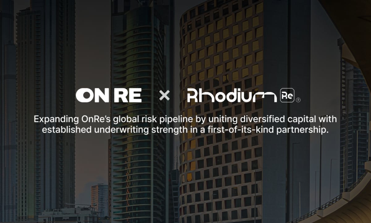OnRe Delegates $150M to Middle East MGA Partner Rhodium Re to Expand Global Underwriting Distribution for ONyc
