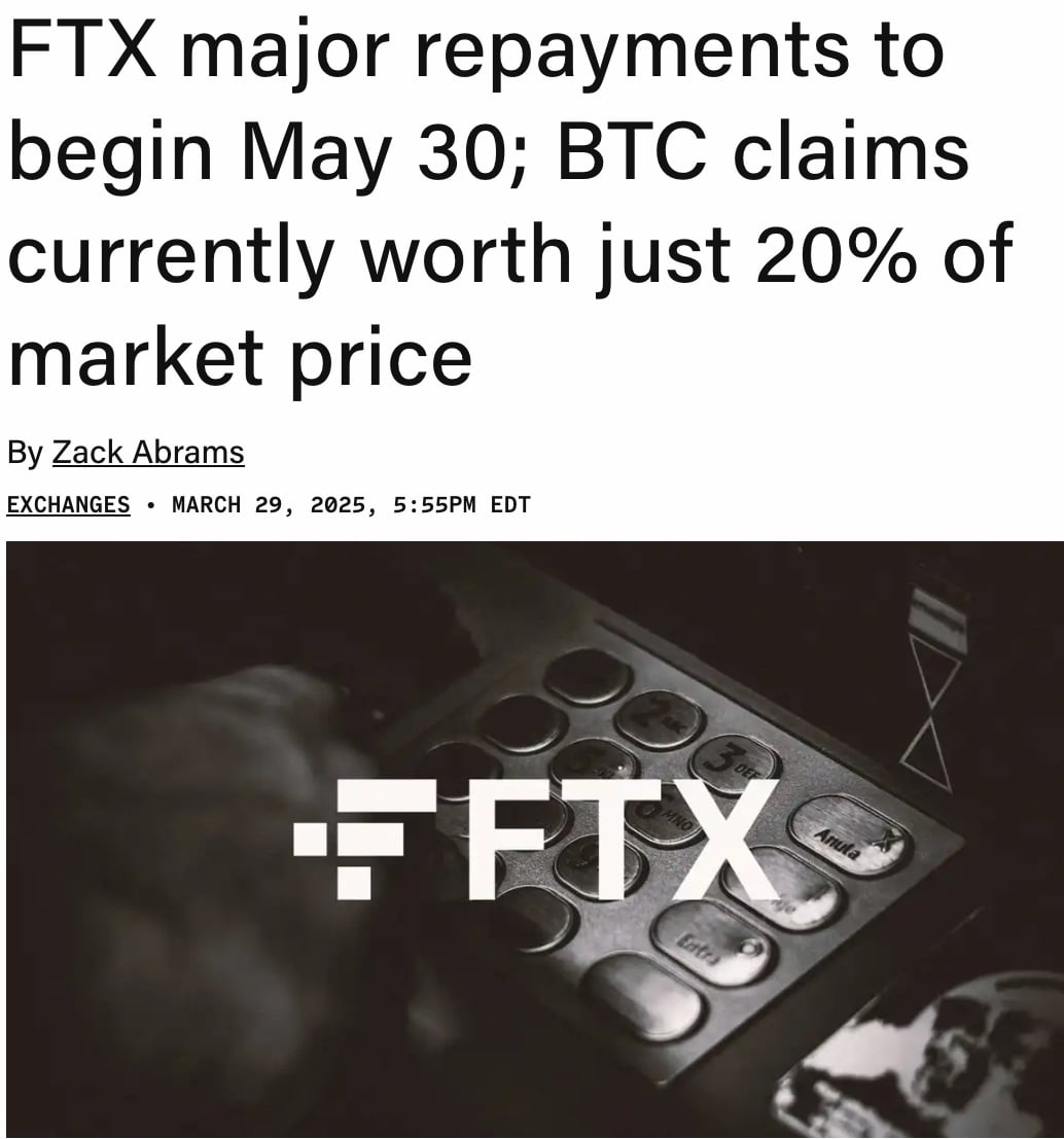 FTX to Begin Creditor Repayments of $11.4 Billion on May 30 After 27-Month Battle, 98% of Small Claims Paid