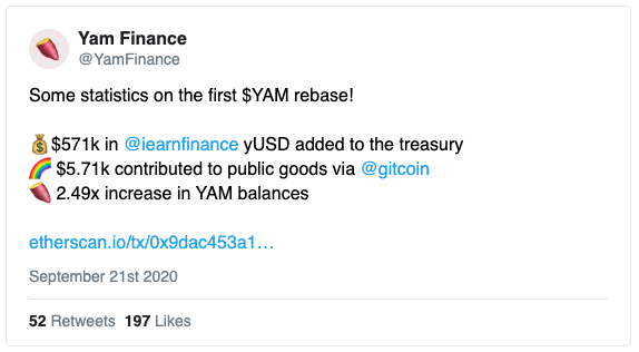 YAM Finally Finds Fertile Ground After Succesful Rebase