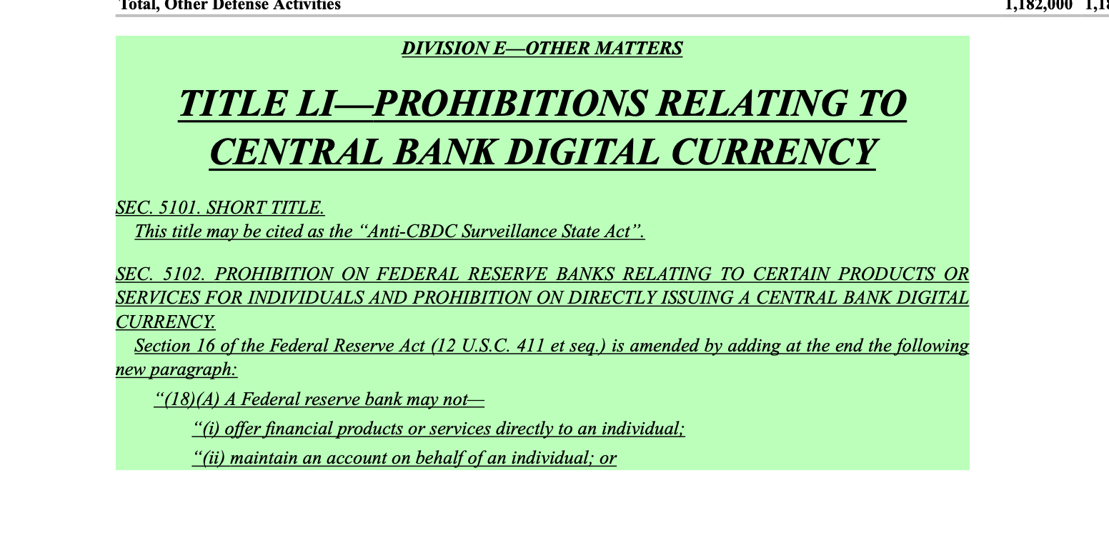 CBDC Prohibitions screenshot