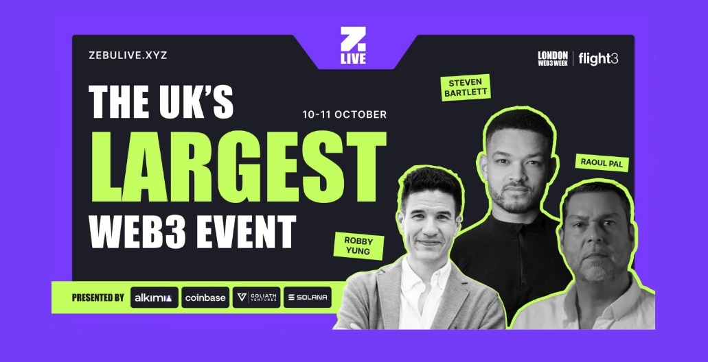 Steven Bartlett, Raoul Pal, and Dr Lisa Cameron MP assemble at Zebu Live, London’s biggest Web3 event