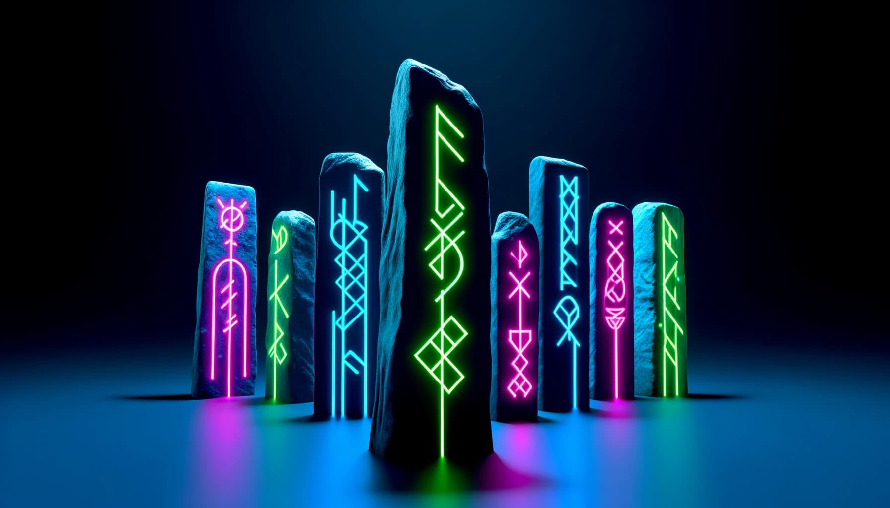image depicting runestones