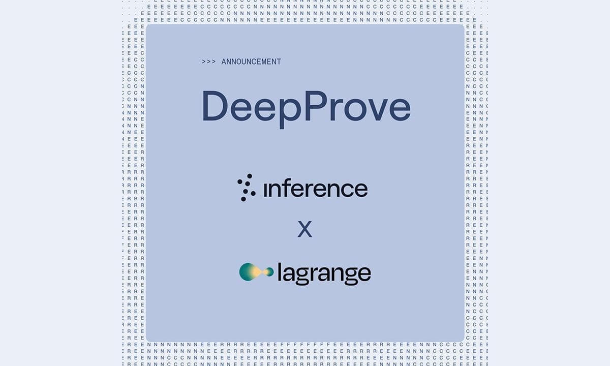 Inference Labs announces partnership with Lagrange, Combining DeepProve with real-world AI verification use-cases