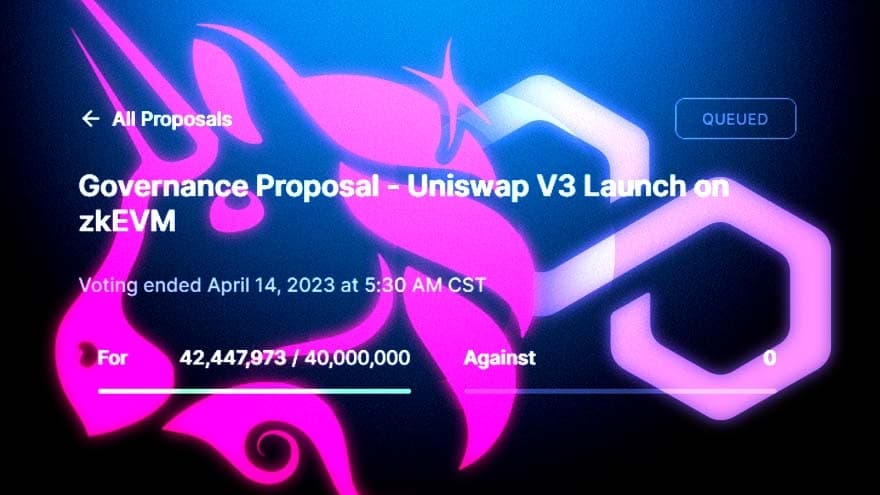 Uniswap V3 To Launch On Polygon zkEVM