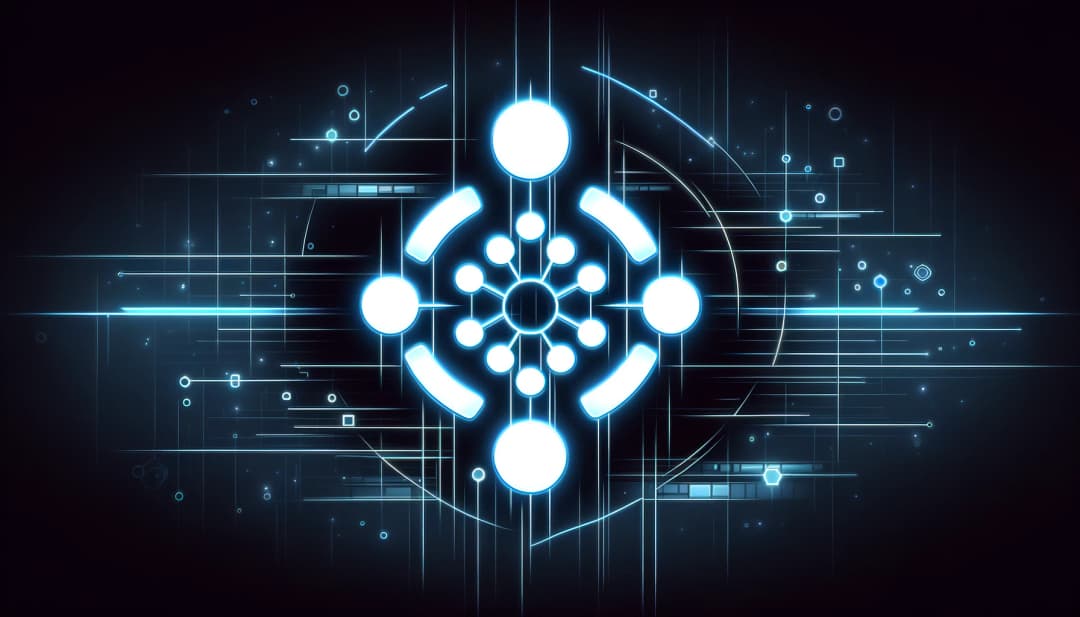 stylized representation of the Cardano logo