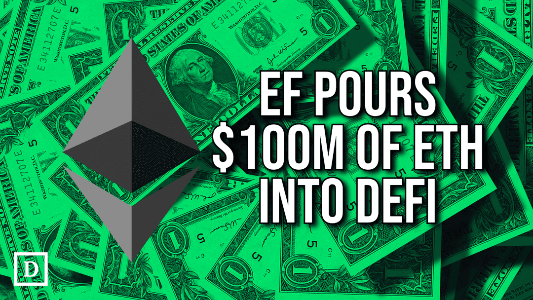 EF deposits ETH in DeFi