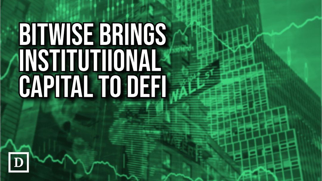 Bitwise Makes First Institutional DeFi Allocation via Maple Finance
