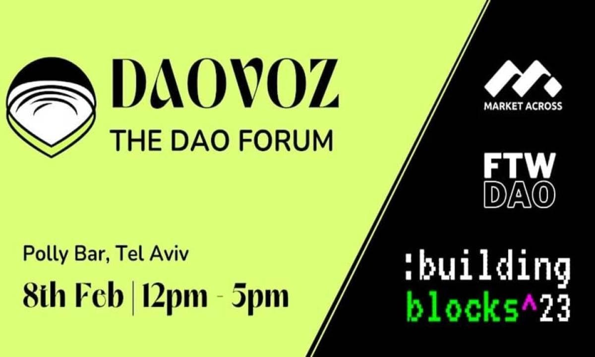 The Future of DAOs Takes Center Stage in Tel Aviv