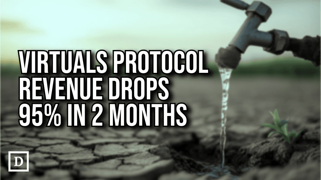 Virtuals Protocol Revenue Craters by 95%