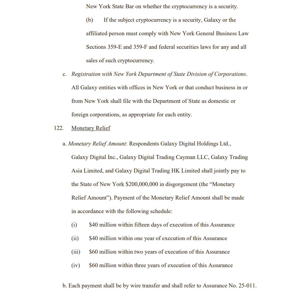 Michael Novogratz's Galaxy Digital Settles $200M Lawsuit with New York AG Over LUNA Manipulation