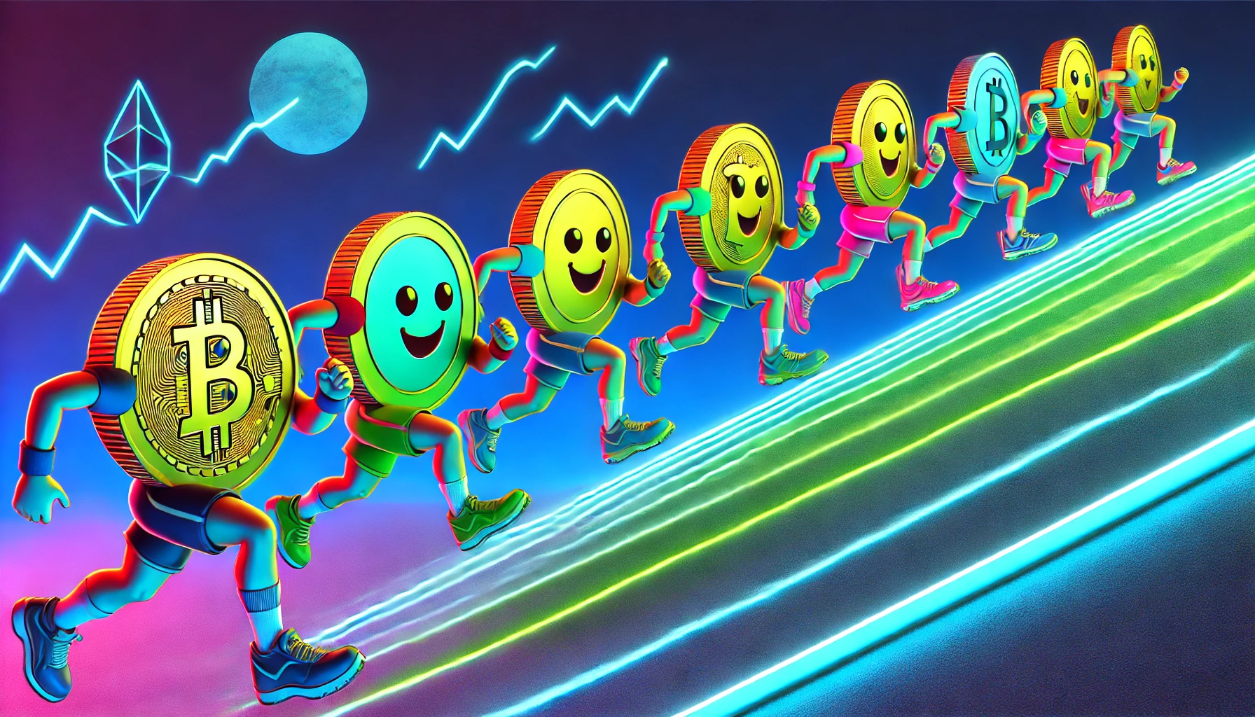 digital coins running