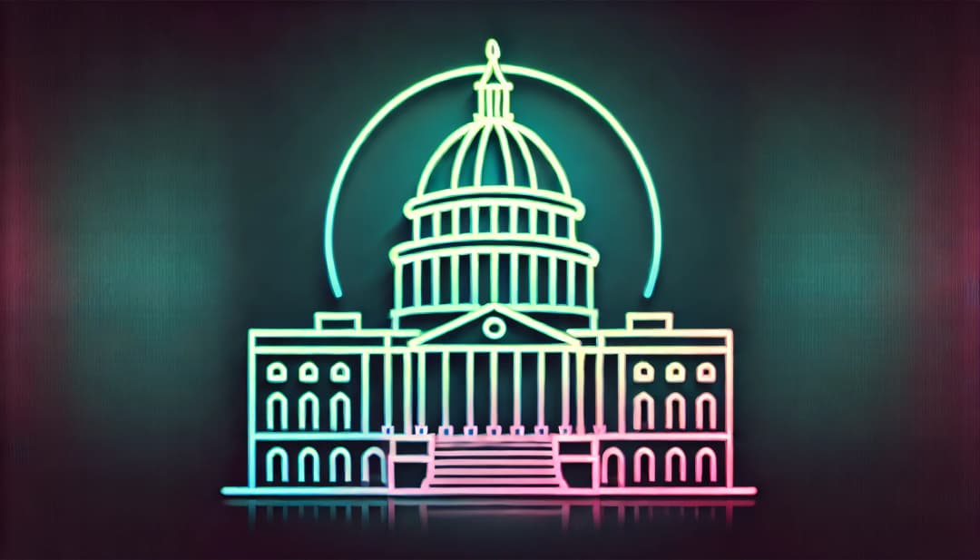 minimalistic image of us congress