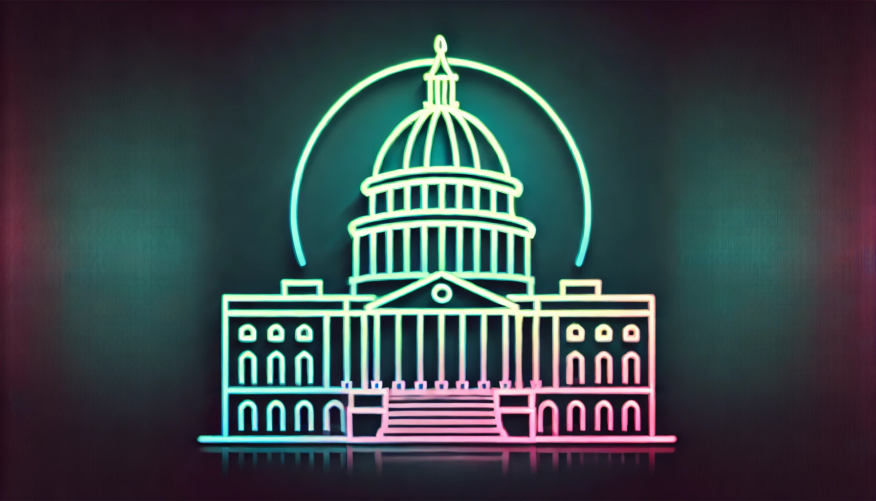minimalistic image of us congress