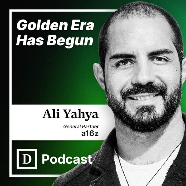 🎙️a16z's Ali Yahya Says We’ve Entered The Golden Era Of Blockchain Applications