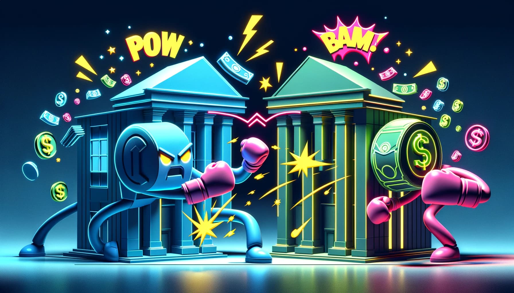 image depicting defi lenders clashing