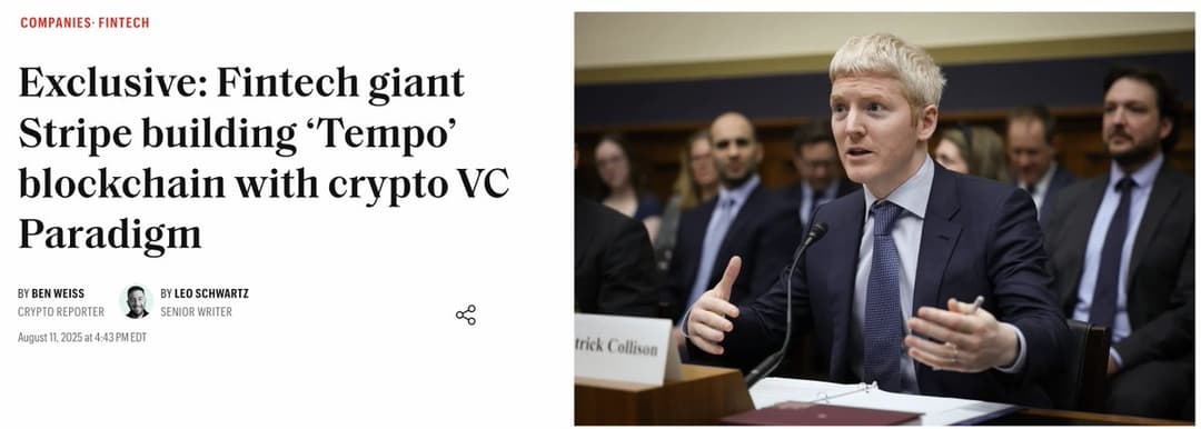 Stripe Builds Payments Blockchain ‘Tempo’ With Paradigm in Crypto Expansion