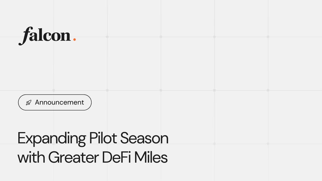 Falcon Finance Launches Miles Program to Reward DeFi Users of the Synthetic Dollar Economy