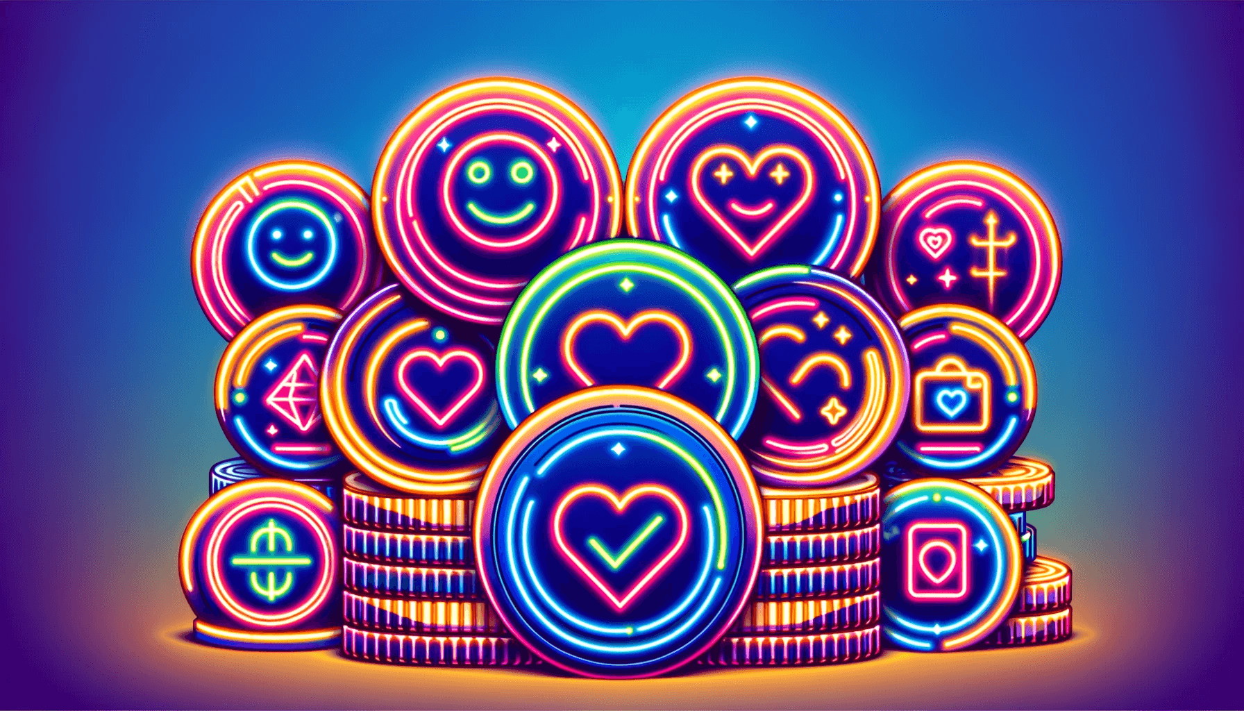 image depicting coins with a safe and friendly theme