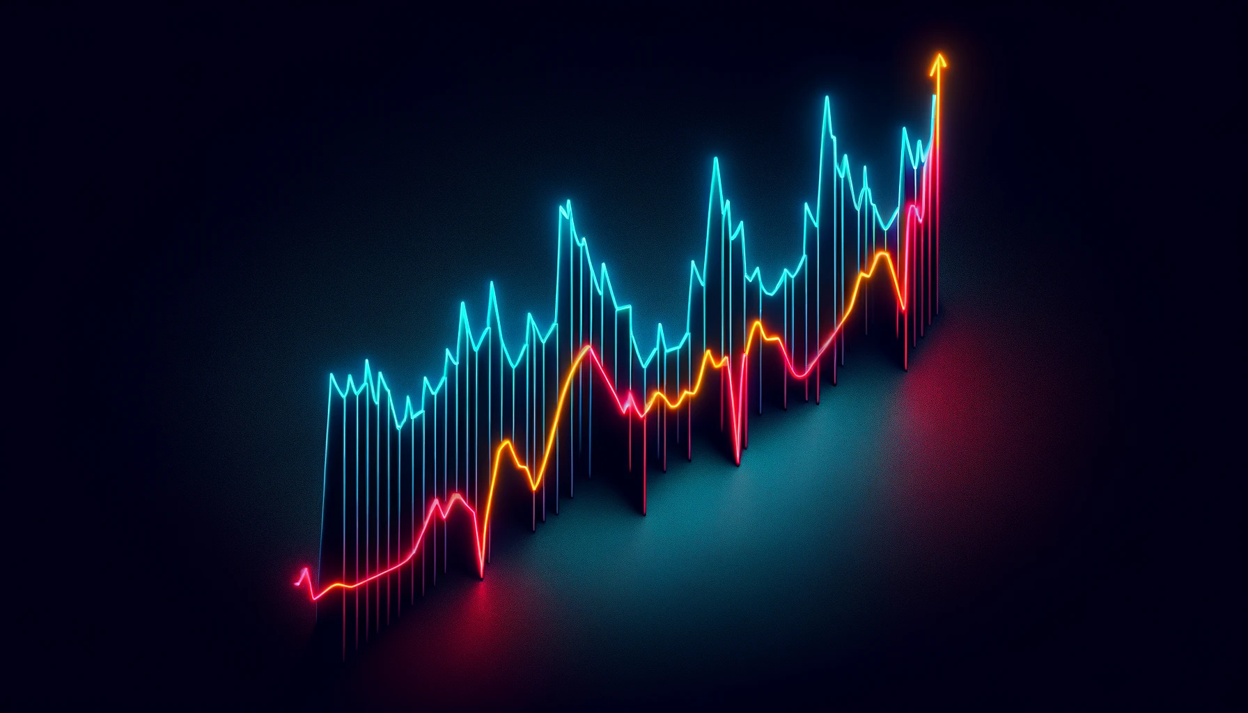 zigzagging line graph with sharp peaks and troughs